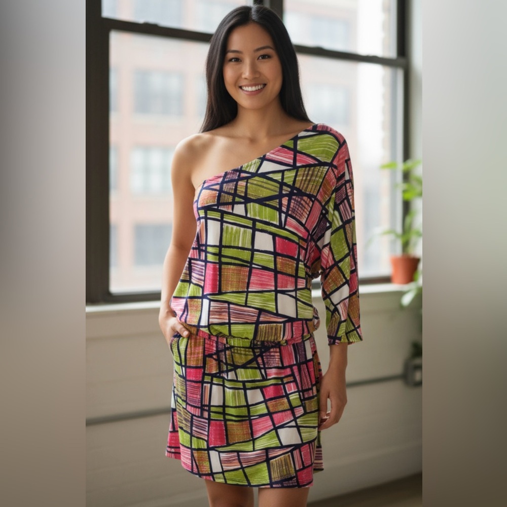 Tori Richard Colorful Dress